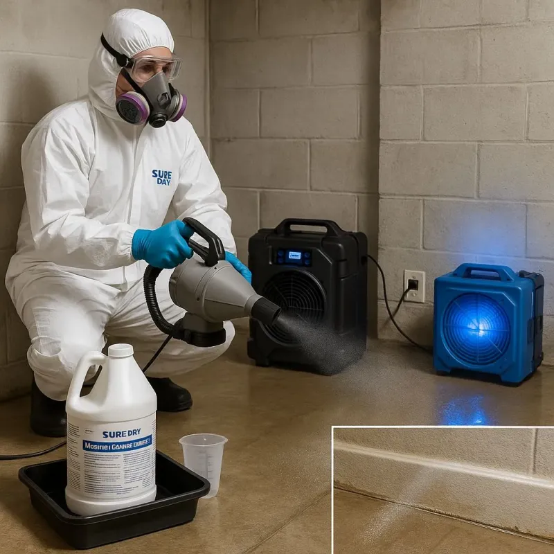 Sanitization and Odor Removal process in Southbridge, MA